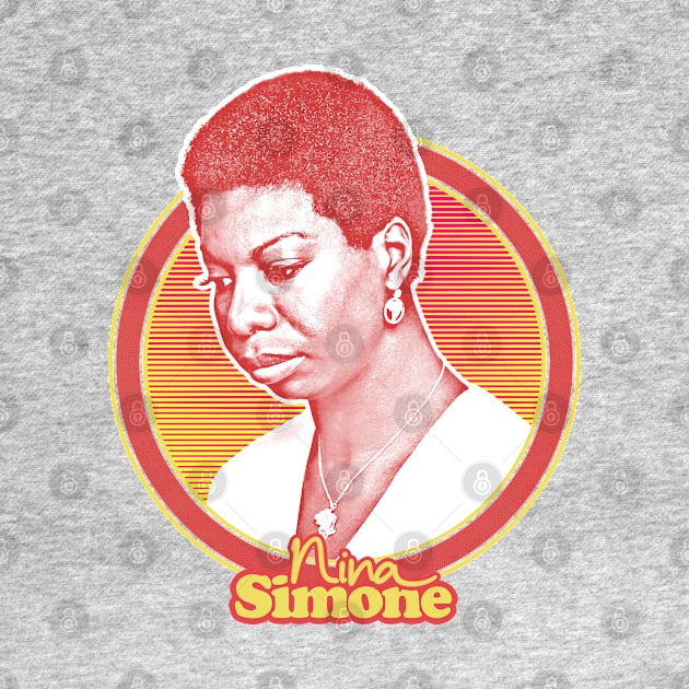 Nina Simone ////\\\\ Original Retro Fan Art Design by DankFutura